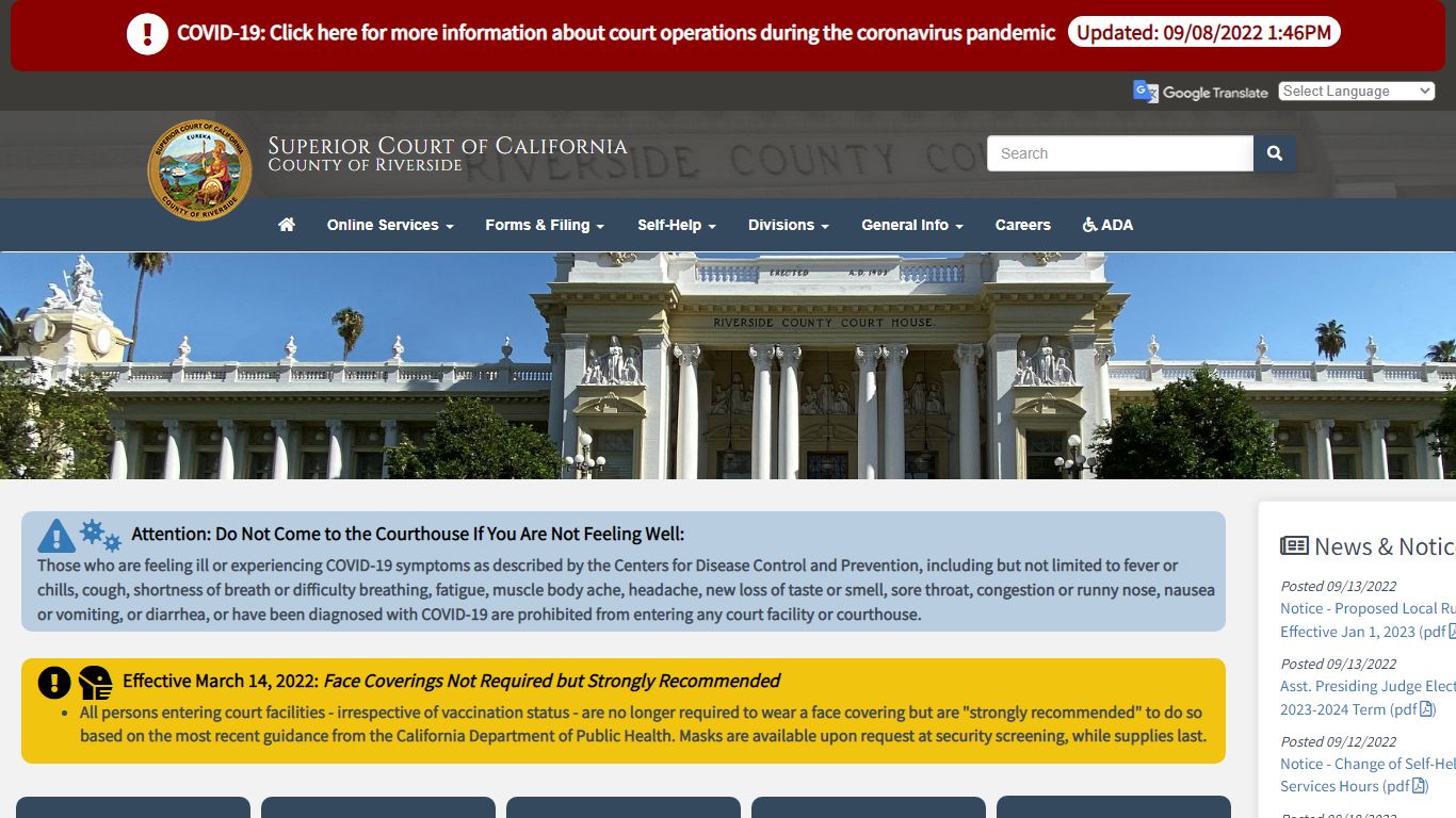 Superior Court of California, County of Riverside